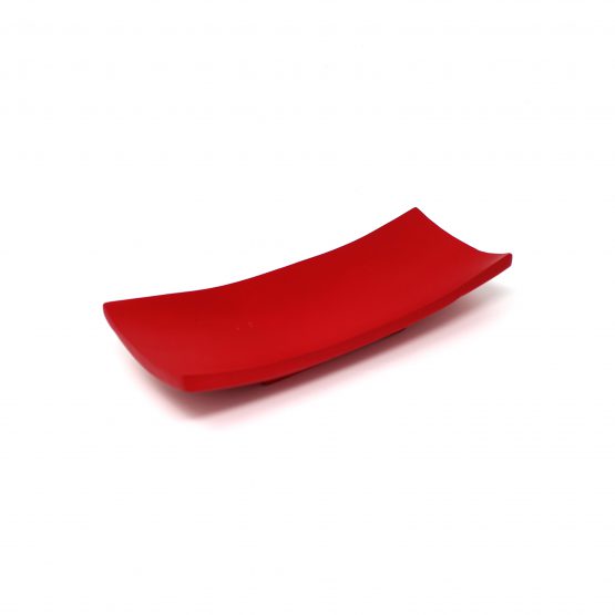 Schale Schiff (klein) rot Holzschale